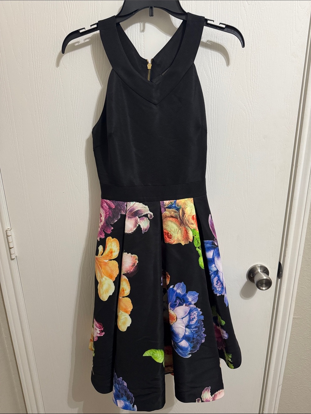Ted Baker‎ Illusia Tapestry Floral Flared Dress Women’s 1 Vibrant Multicolor